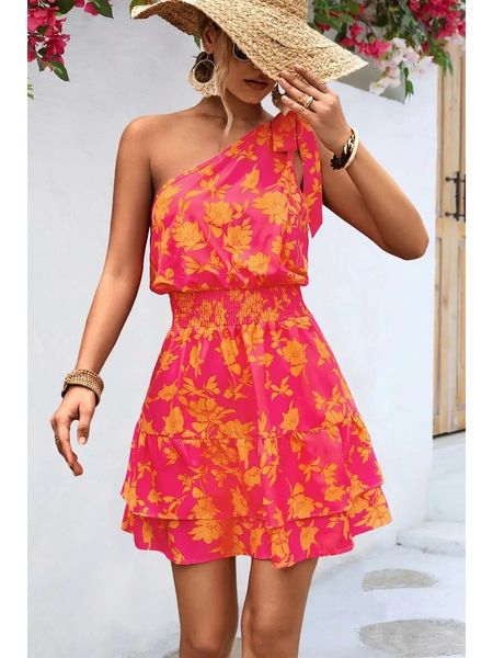 Shoulder Tie Summer Dress