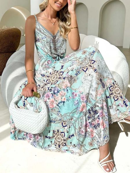 Silk Paisley Maxi