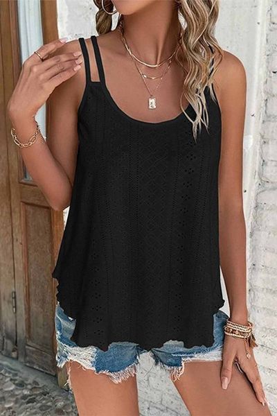 Eyelet Flowy Tank