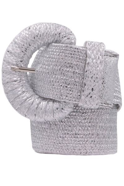 Metallic Straw Belt