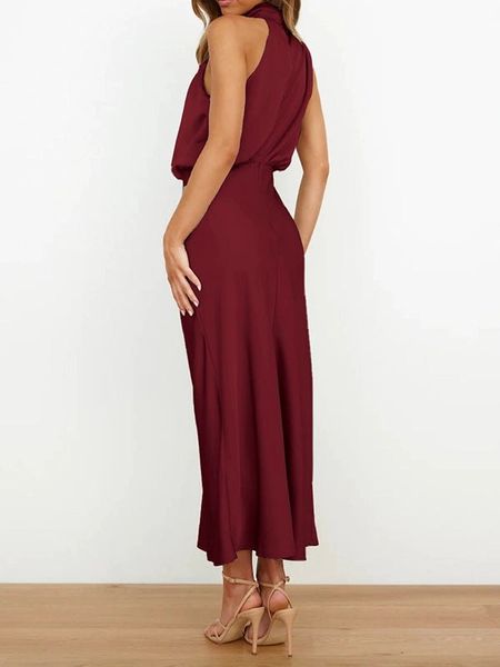 Elegant Charmuse Silk Dress