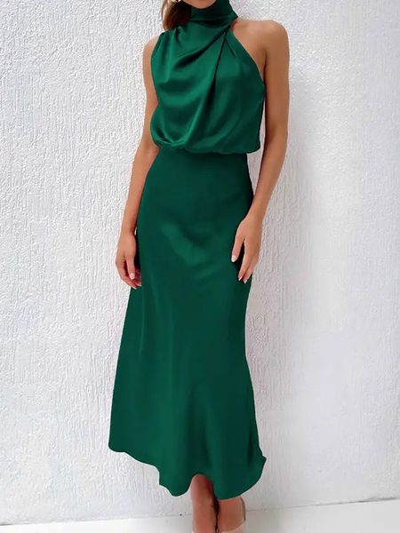 Elegant Charmuse Silk Dress