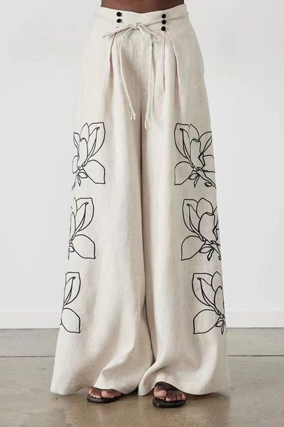 Vogue Flare Cotton Pants