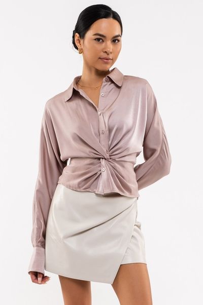 Twist Silk Blouse