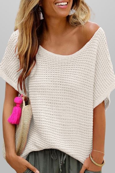 New Open Weave Sweater