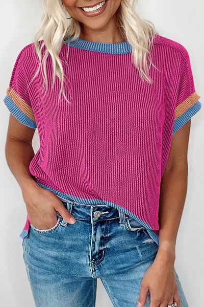 Colorful Rib Tee