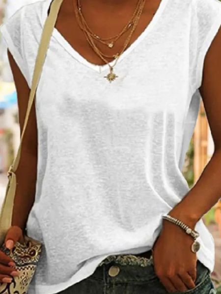 V Neck Loose Tank