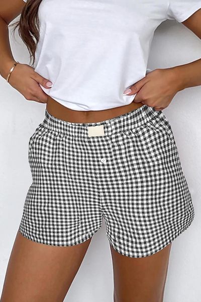 Gingham Check Short