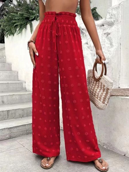 Swiss Dot Flowy Pant