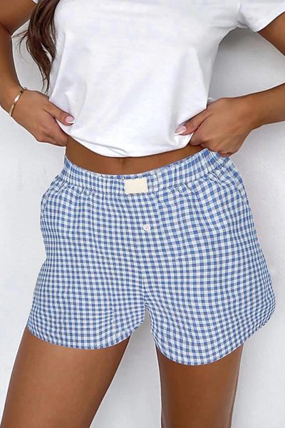 Gingham Check Short