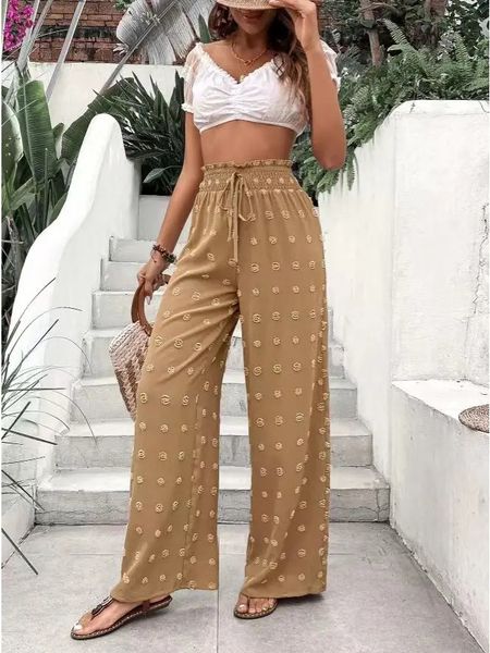 Swiss Dot Flowy Pant