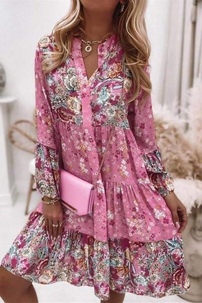 Tunic Mixed Paisley Dress