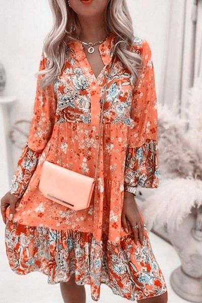 Tunic Mixed Paisley Dress