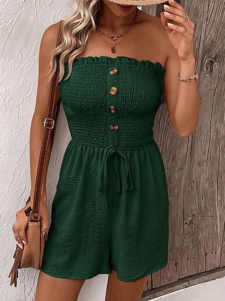 Cute Strapless Romper