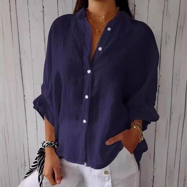 Tie Back Cotton Blend Top