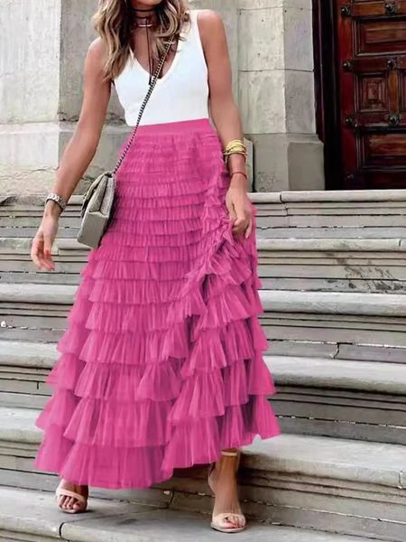 Layered Tulle Skirt