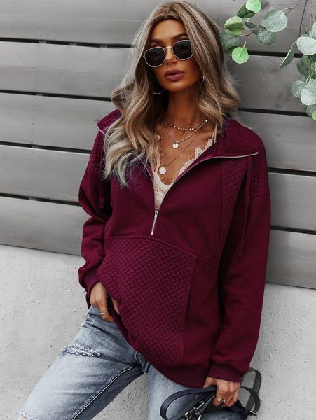 Zip Tunic Sweatshirt