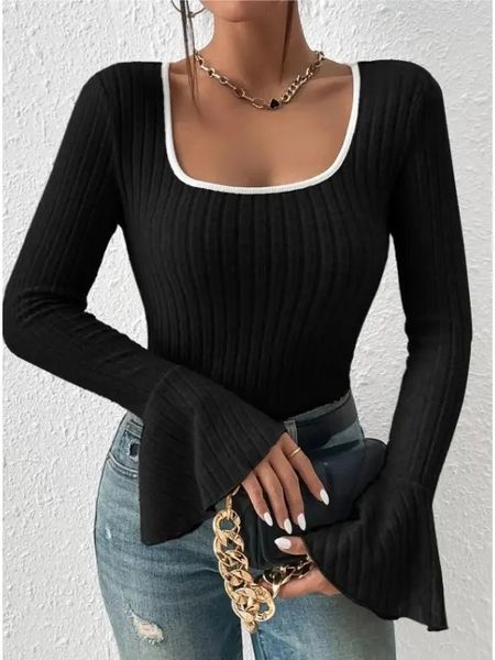 Fitted Square Neck Top