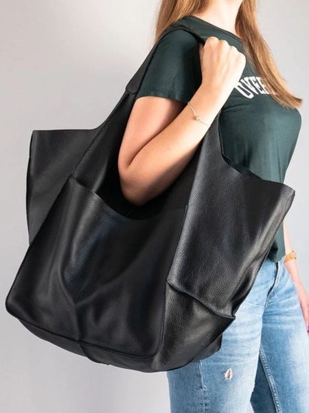 Large Leather Tote