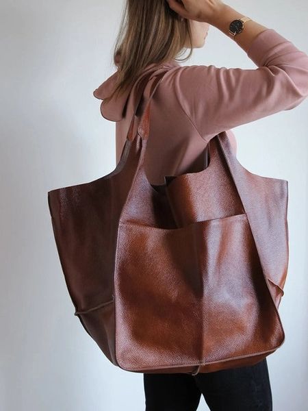 Large Leather Tote