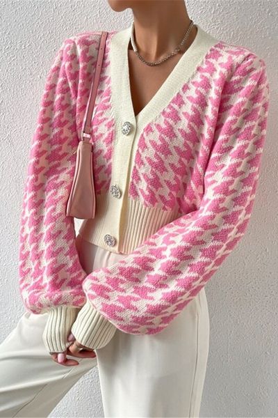 Silver Button Cardi