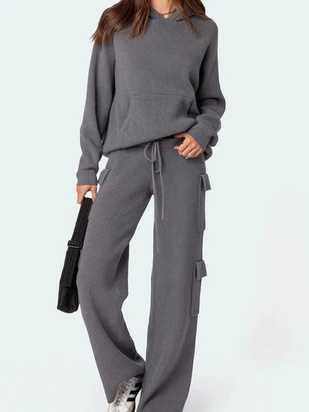 Hoodie Cargo Pant Set