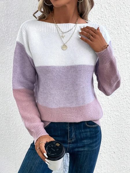 Stripe Colorblock sweater