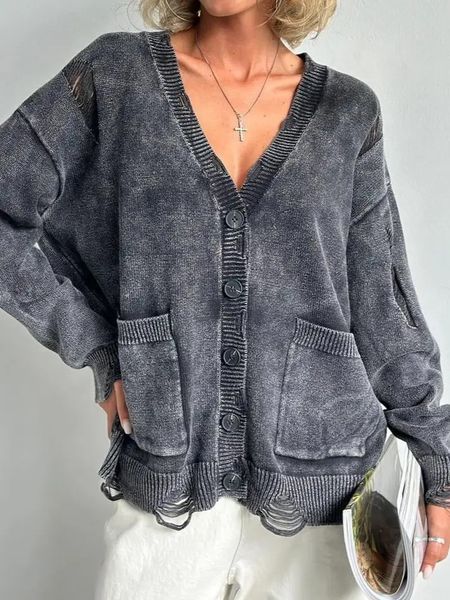 FP Vibe Distress Cardi