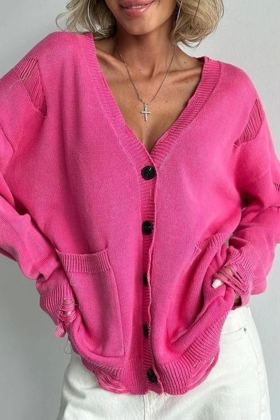 FP Vibe Distress Cardi