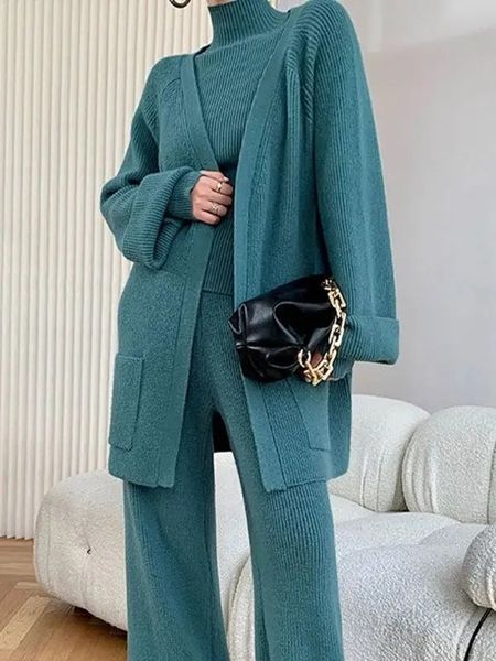 3 Piece Sweater Cardi Set