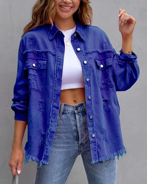 Colored Denim Jacket