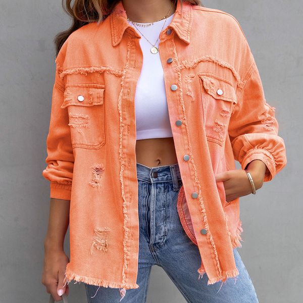 Colored Denim Jacket