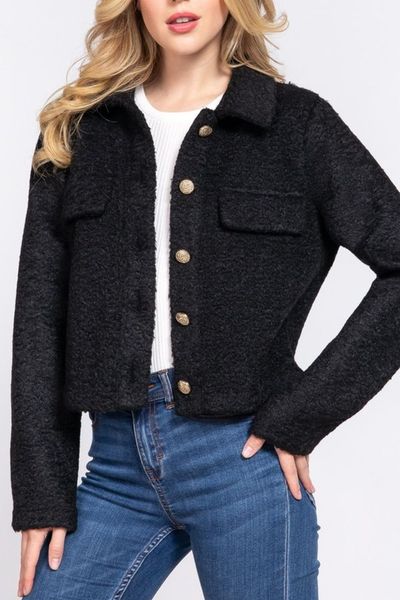 Boucle Teddy Jacket