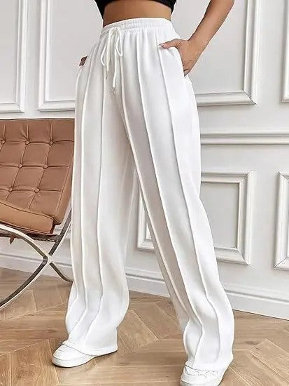 Pleat Front Wide Leg