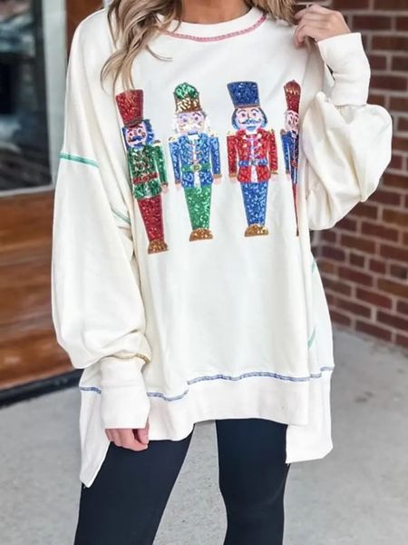 Sequin Nutcracker Sweater